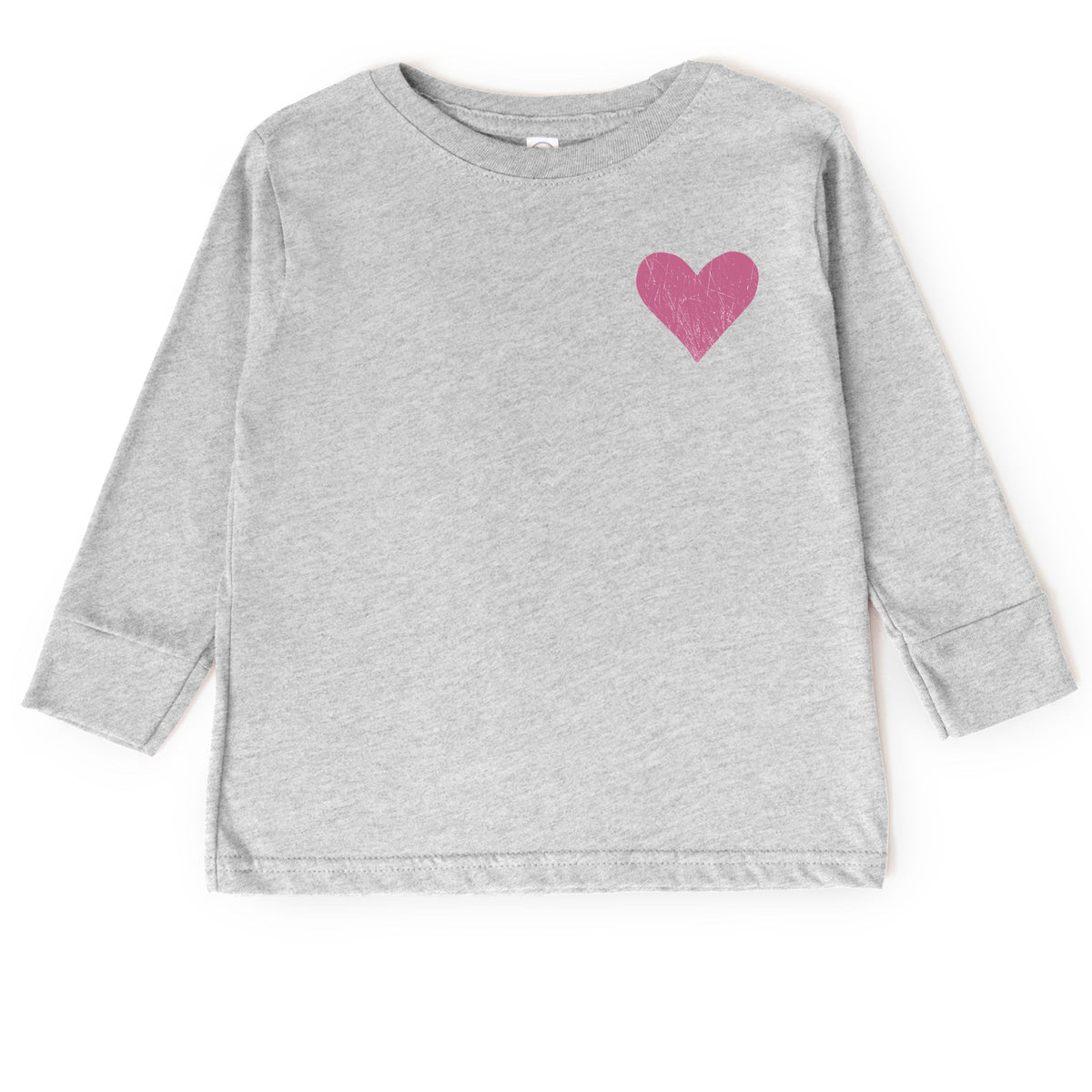 February Fourteenth Front And Back - Toddler Long Sleeve Graphic Tee