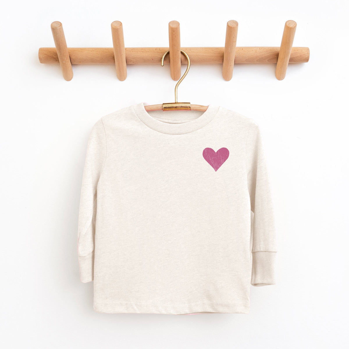 February Fourteenth Front And Back - Youth Long Sleeve Graphic T-Shirt