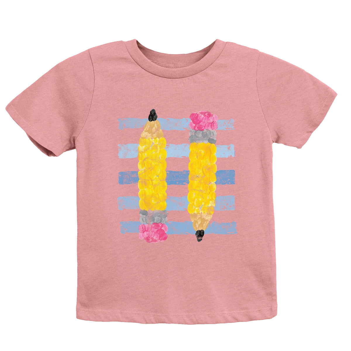 Pencil Stripes - Youth Short Sleeve Graphic T-Shirt