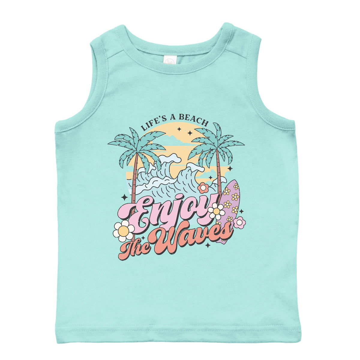 Life's A Beach Wave - Toddler Graphic Tank