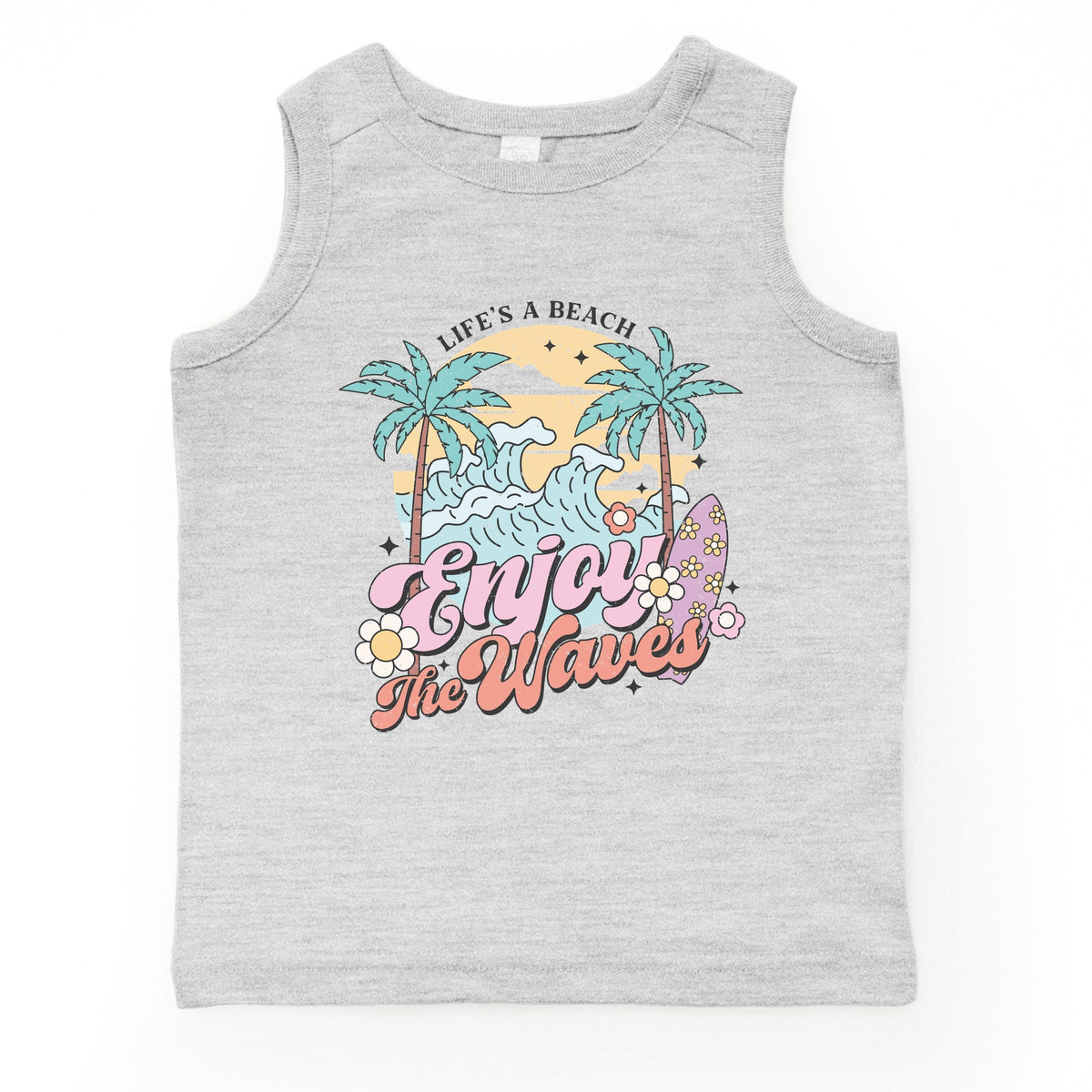 Life's A Beach Wave - Toddler Graphic Tank