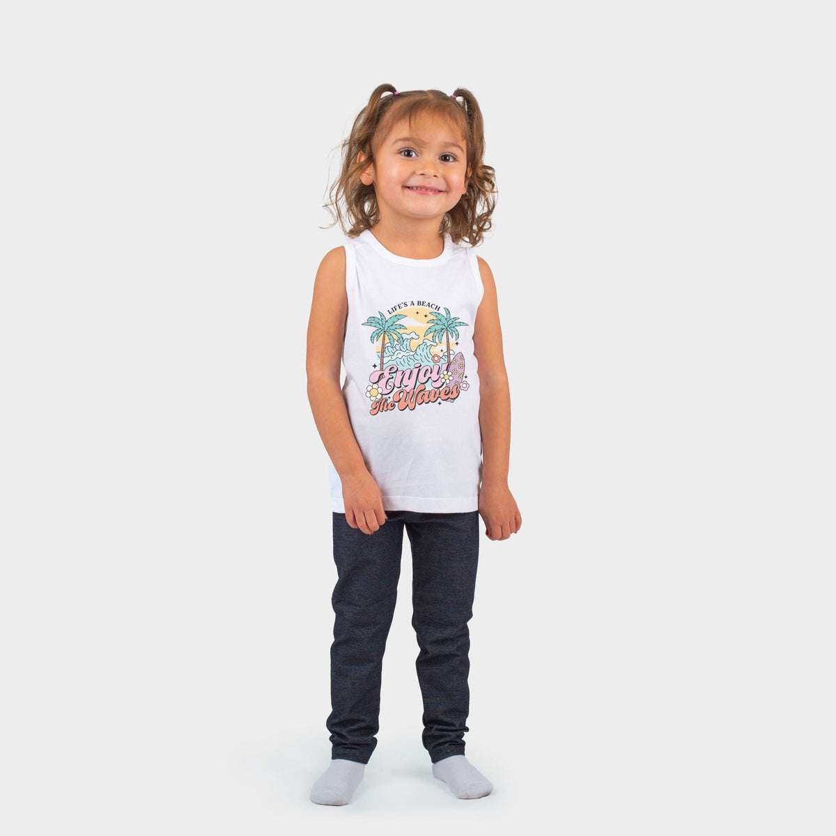 Life's A Beach Wave - Toddler Graphic Tank
