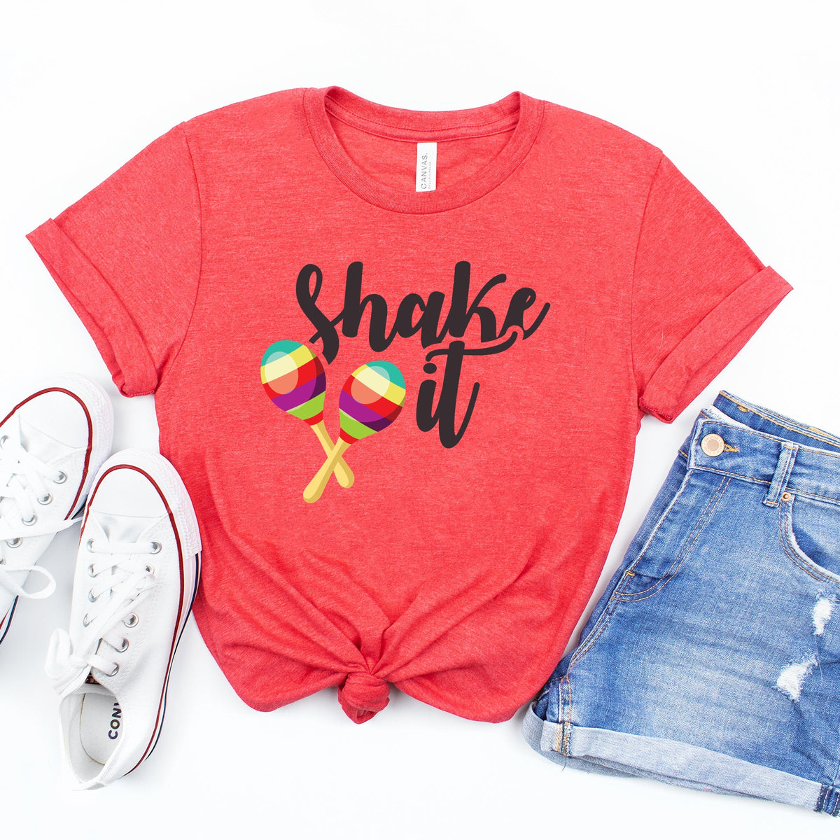 Shake It Maracas - Women's Short Sleeve Graphic T-Shirt