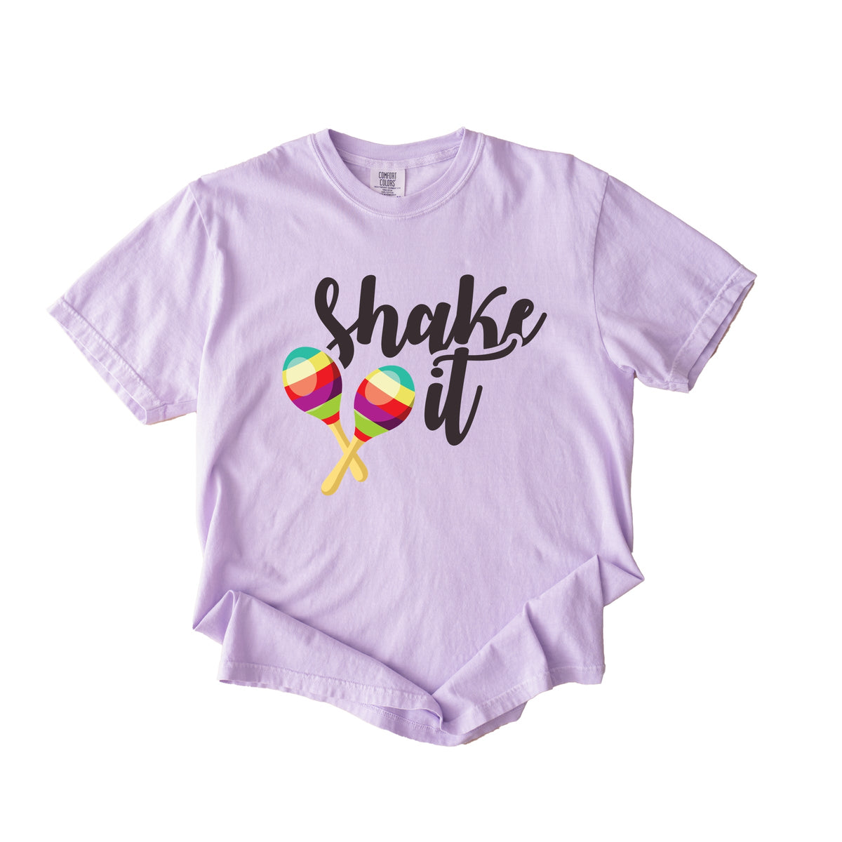 Shake It Maracas - Women's Garment Dyed Graphic T-Shirt