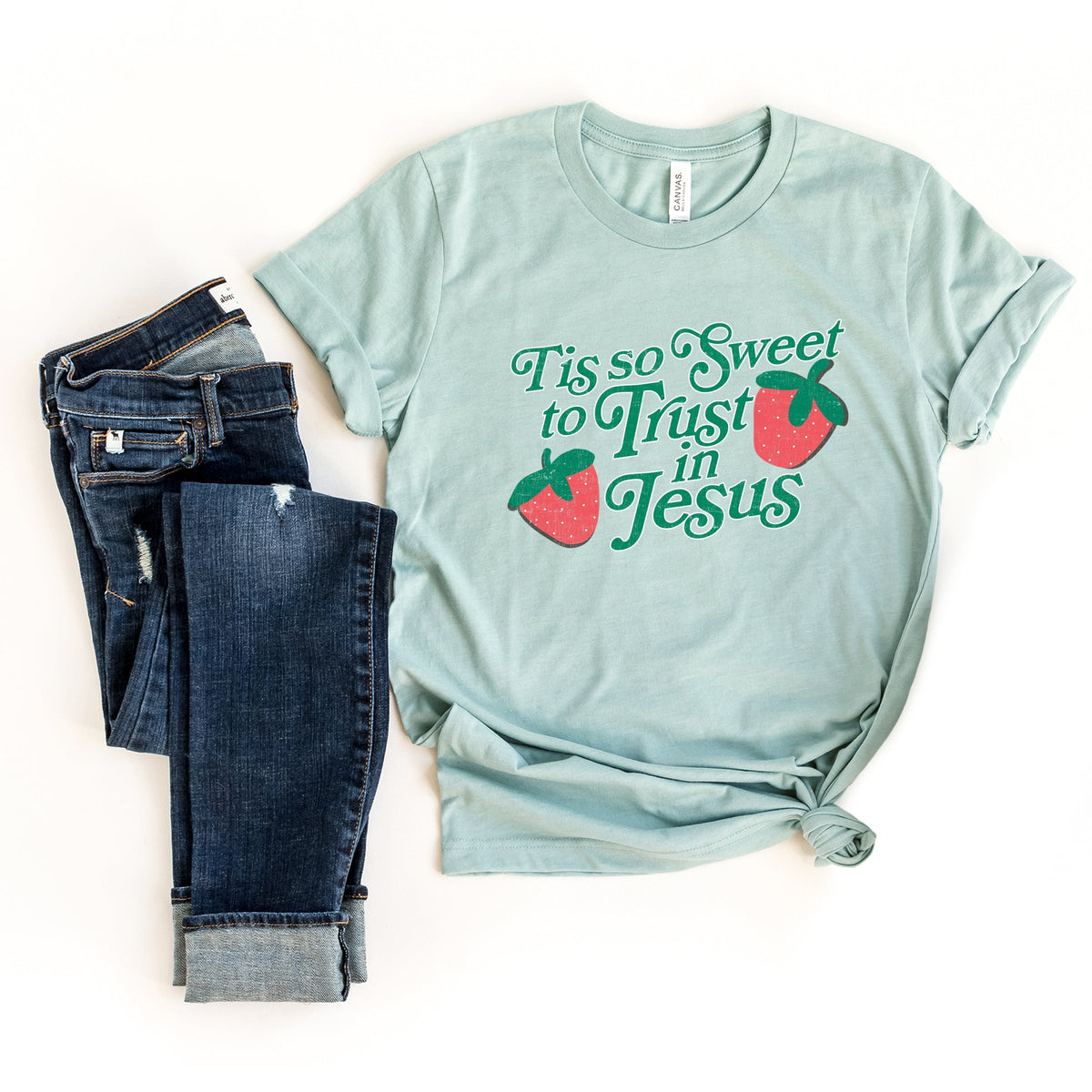 Trust In Jesus - Women's Short Sleeve Graphic T-Shirt