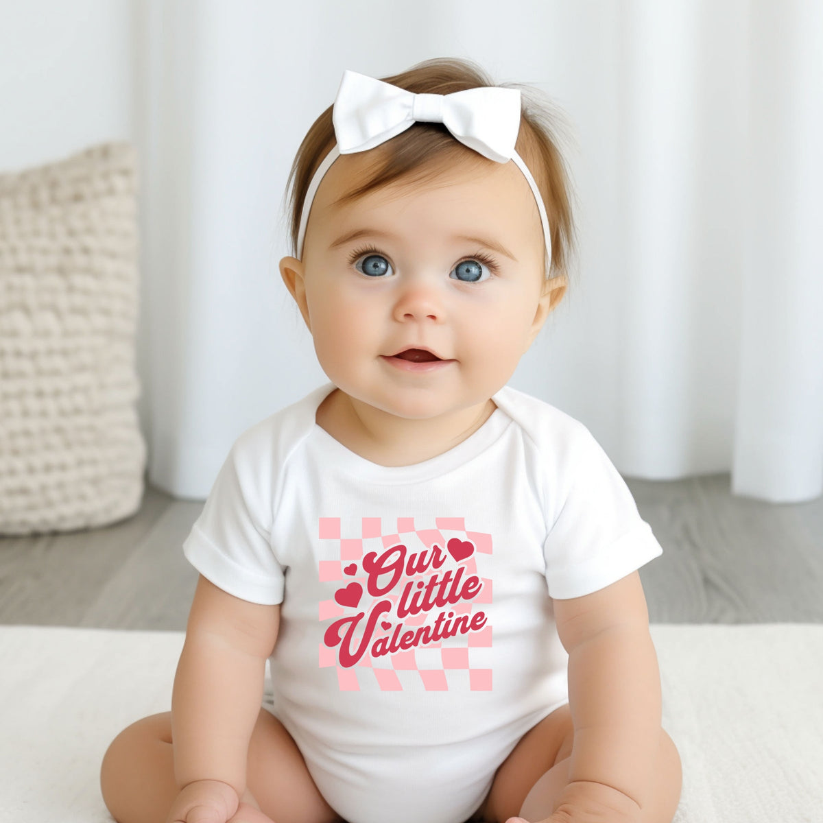 Our Little Valentine - Baby Short Sleeve Graphic Bodysuit
