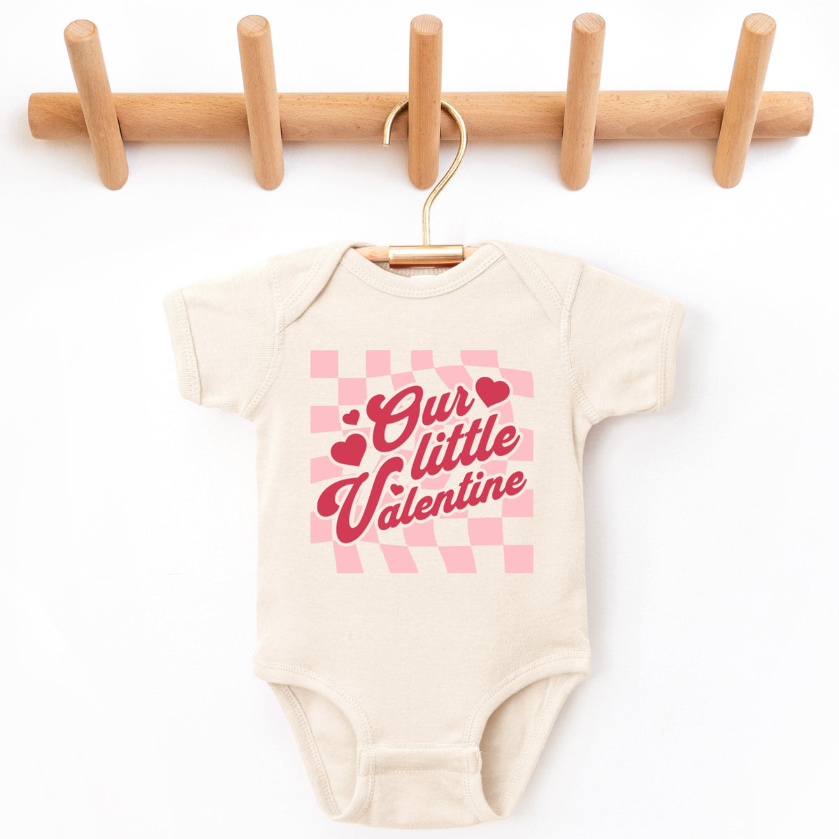 Our Little Valentine - Baby Short Sleeve Graphic Bodysuit
