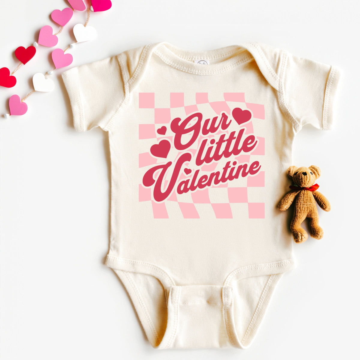 Our Little Valentine - Baby Short Sleeve Graphic Bodysuit