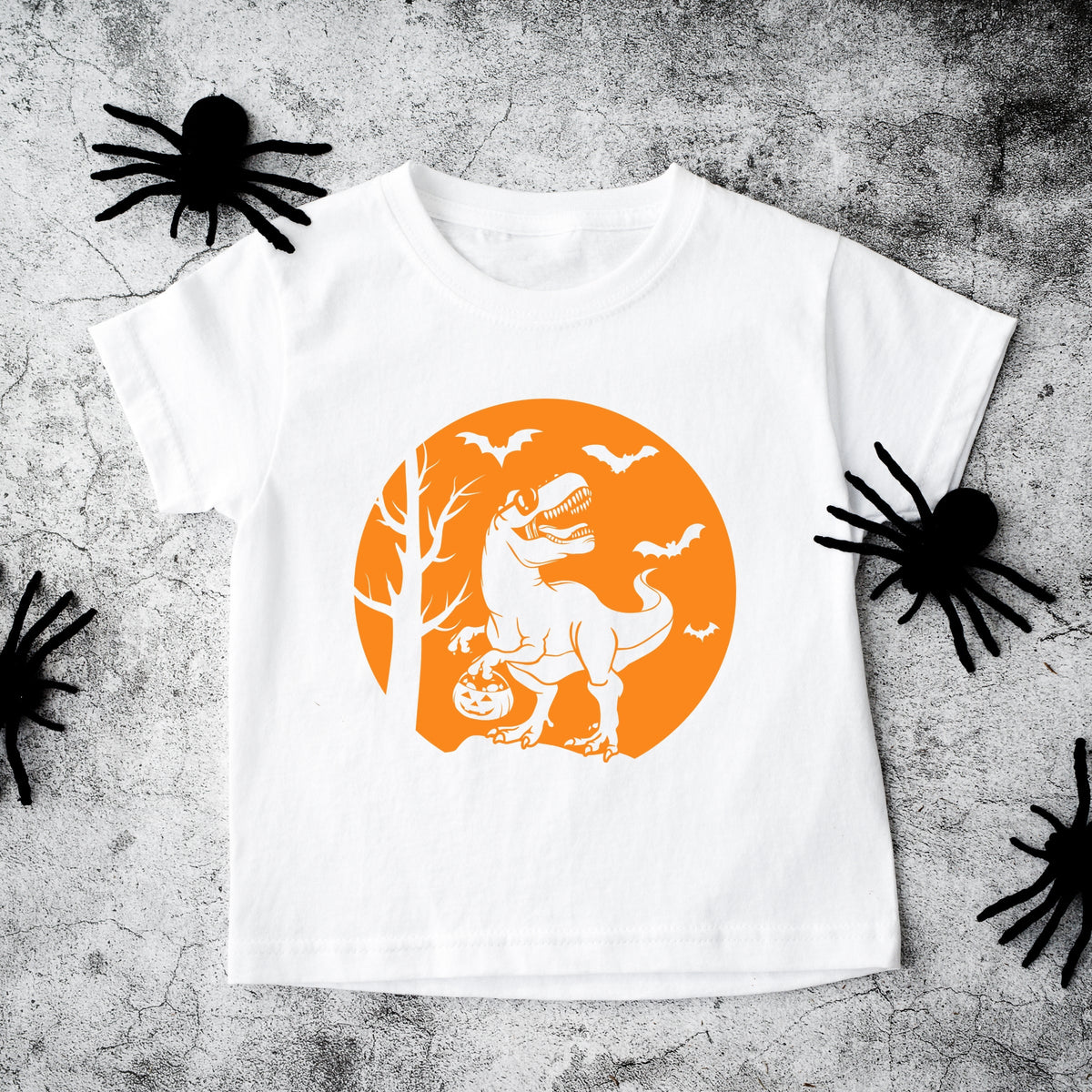 Dinosaur Moon - Toddler Short Sleeve Graphic T-Shirt