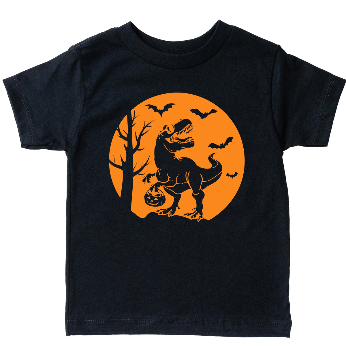 Dinosaur Moon - Toddler Short Sleeve Graphic T-Shirt