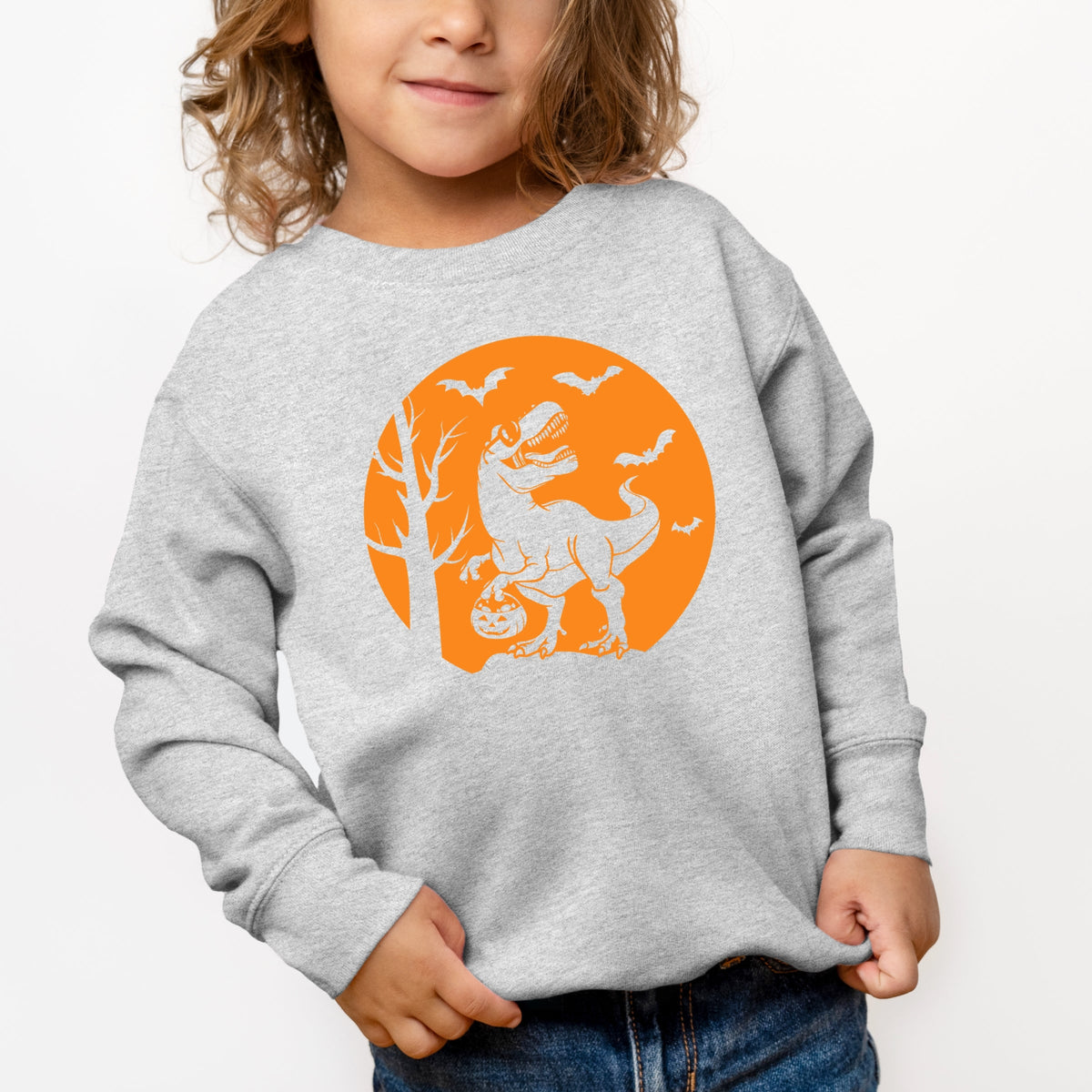 Dinosaur Moon - Toddler Graphic Sweatshirt