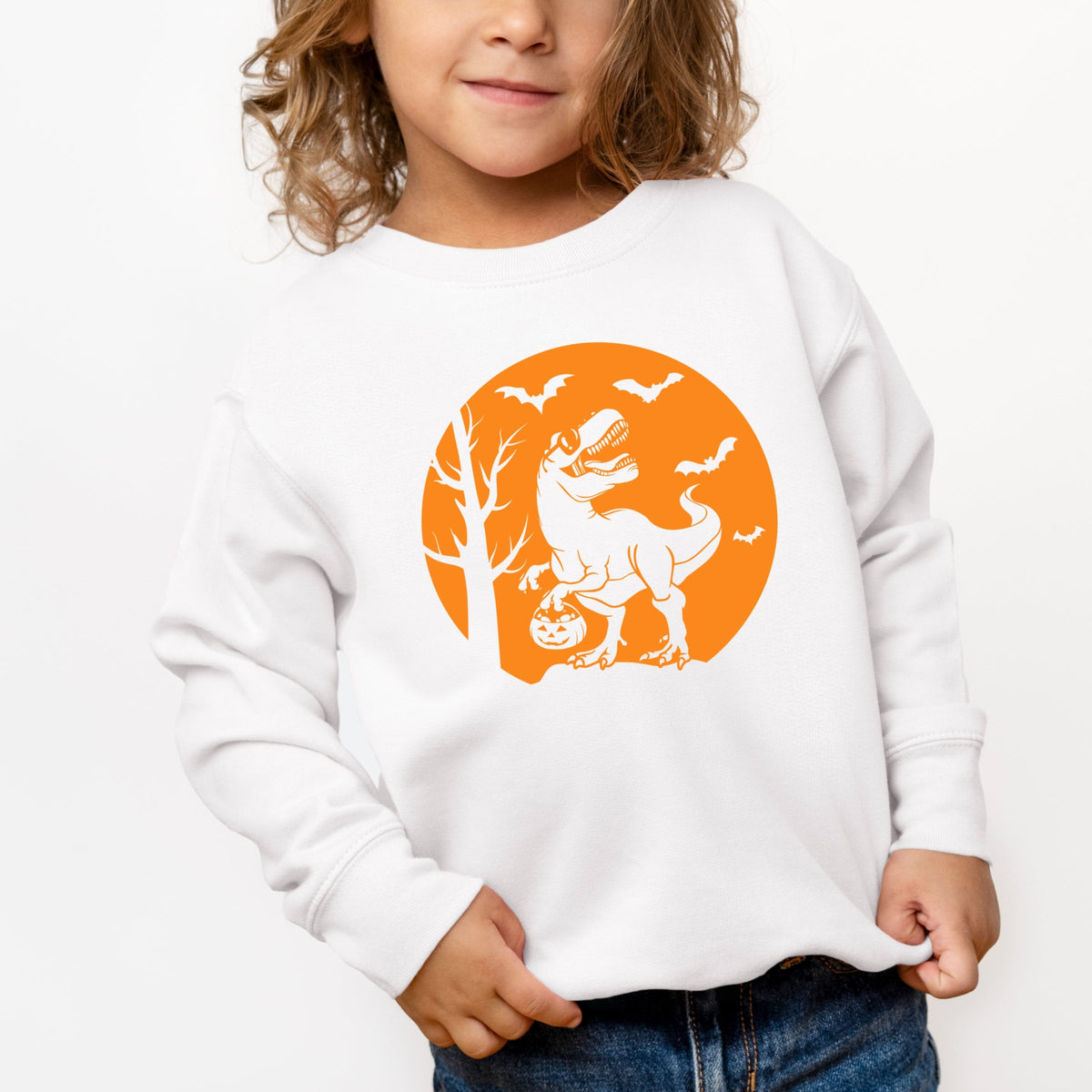 Dinosaur Moon - Toddler Graphic Sweatshirt
