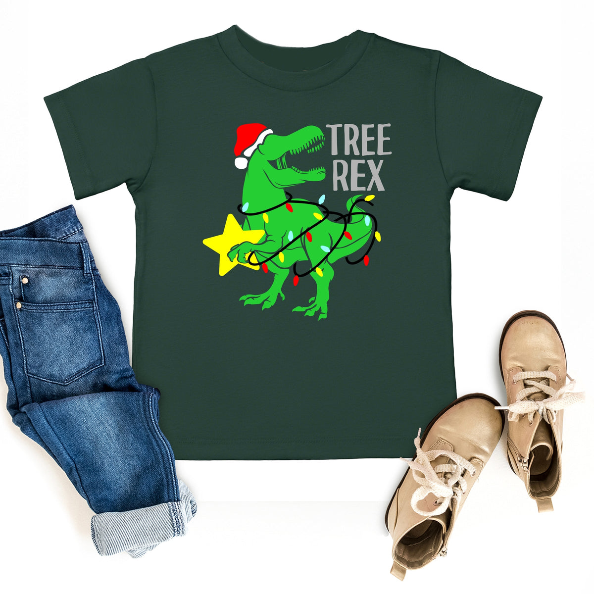 Tree Rex - Toddler Short Sleeve Graphic T-Shirt