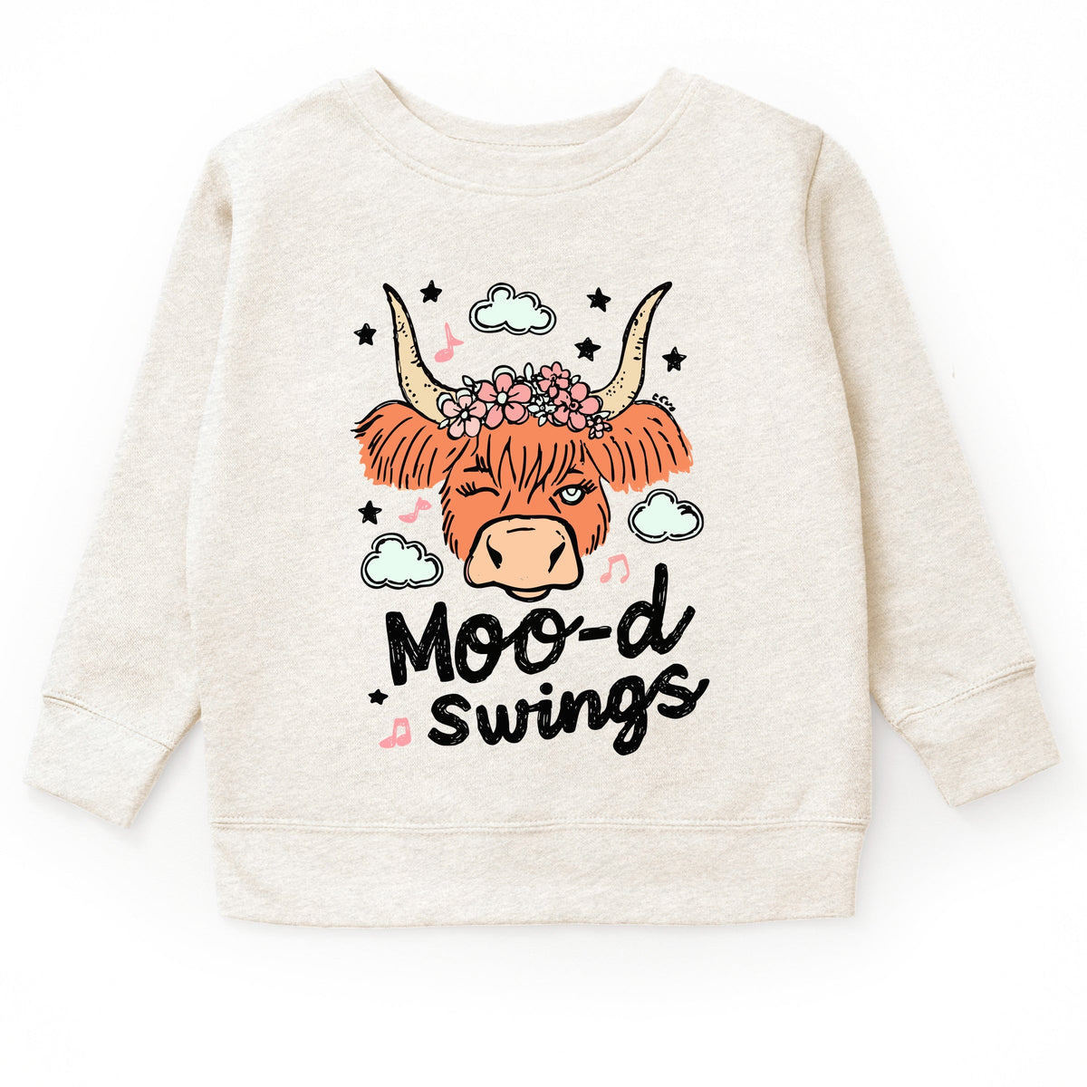 Mood Swings Cow - Youth Graphic Sweatshirt