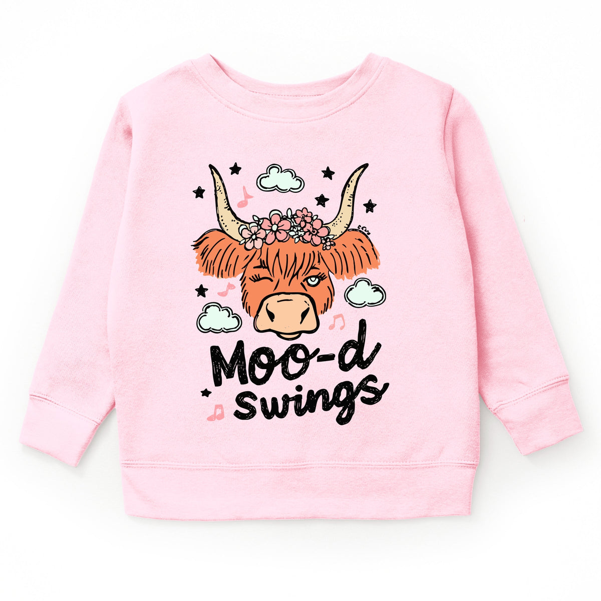 Mood Swings Cow - Youth Graphic Sweatshirt