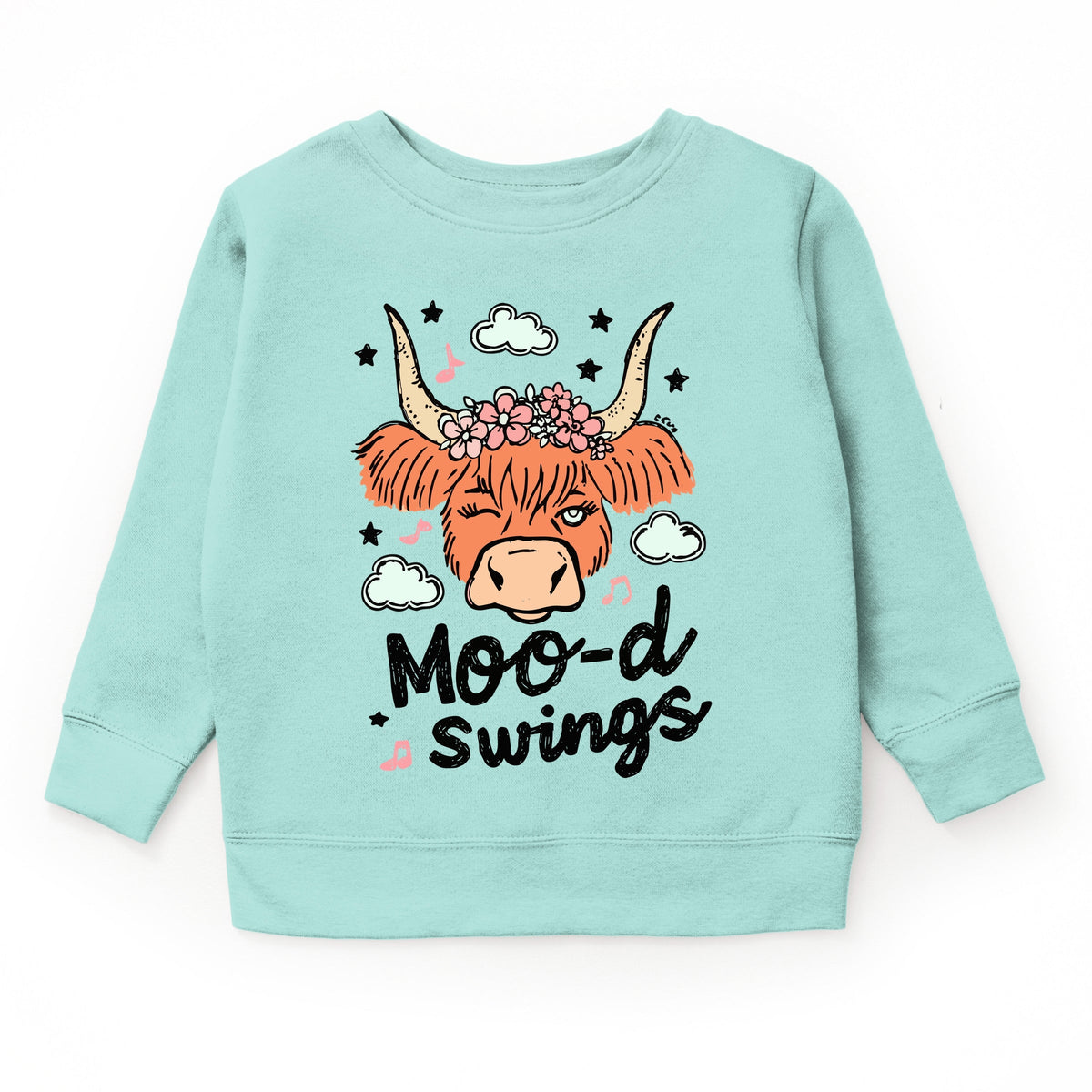 Mood Swings Cow - Youth Graphic Sweatshirt