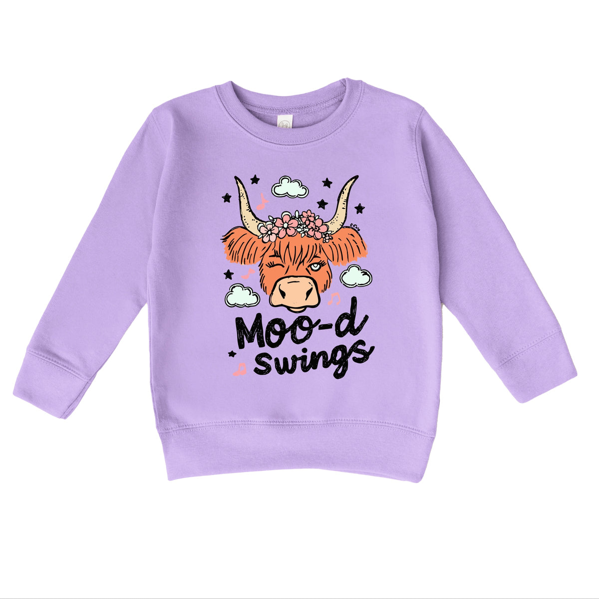 Mood Swings Cow - Toddler Graphic Sweatshirt