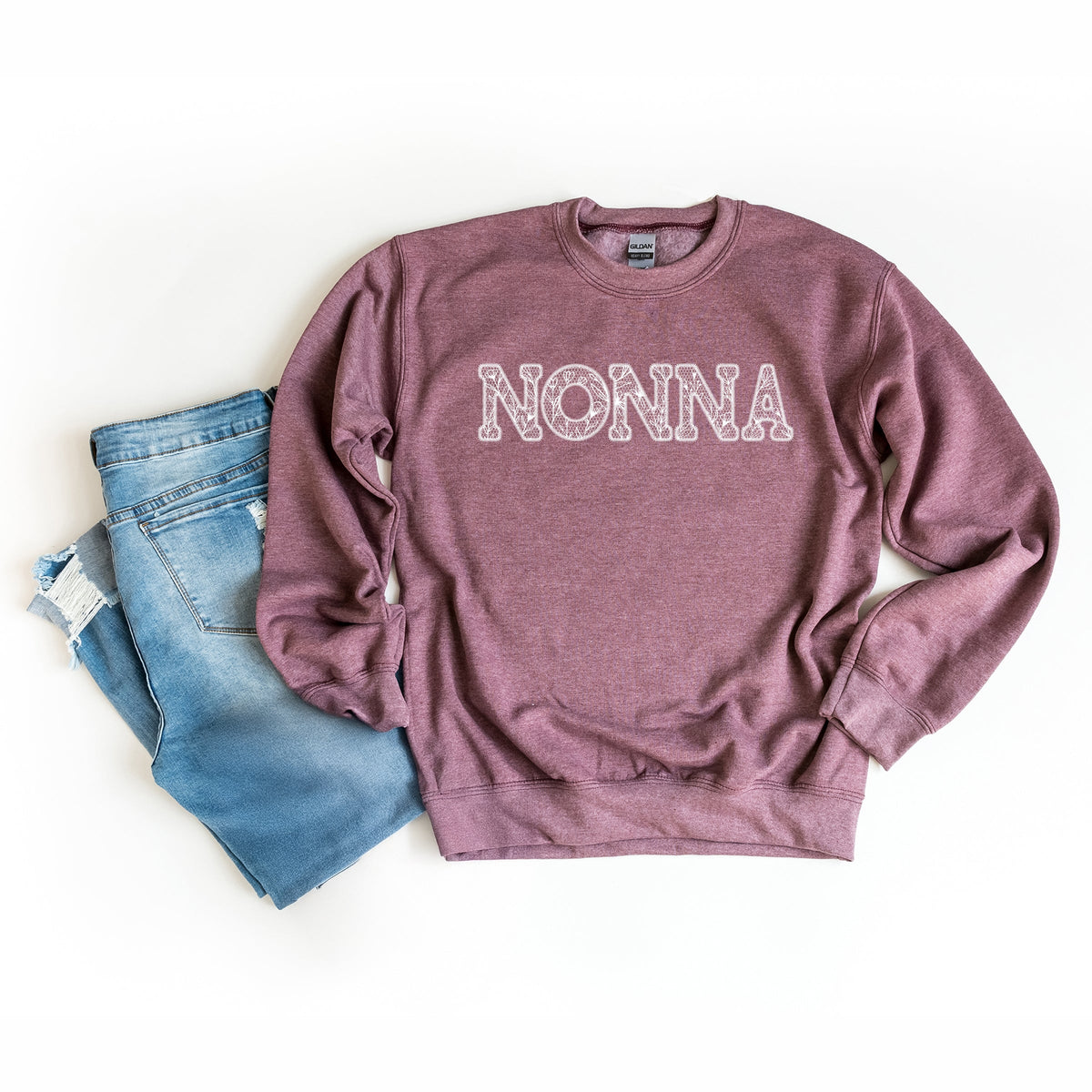 Nonna Faux Lace -  Women's Graphic Sweatshirt