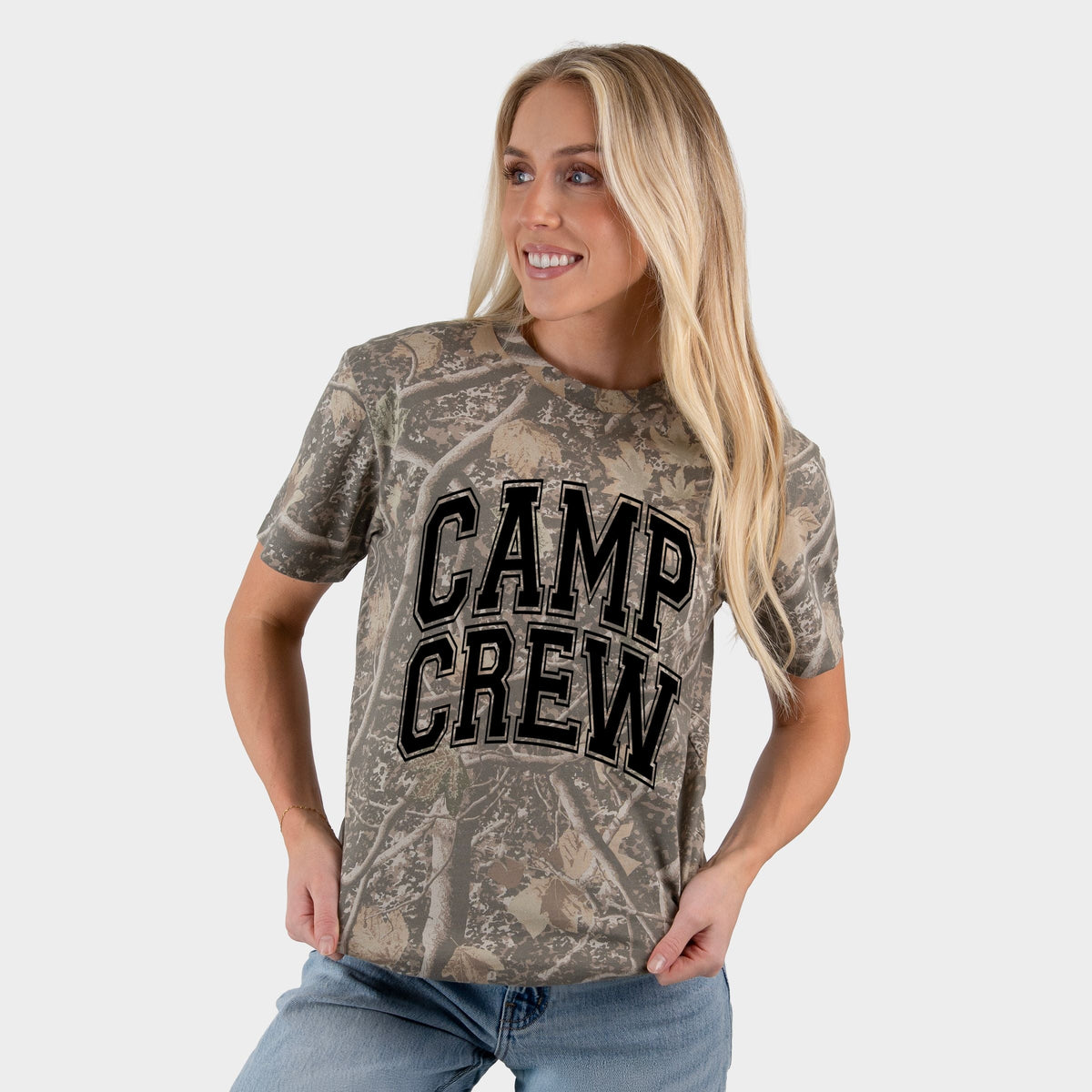 Camp Crew Varsity - Women's Camo Tee
