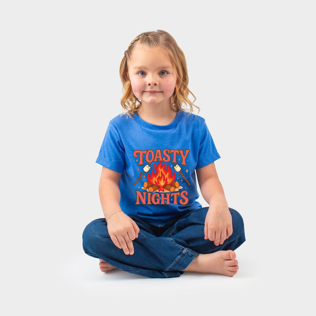 Toasty Nights Marshmallow - Toddler Short Sleeve Graphic T-Shirt