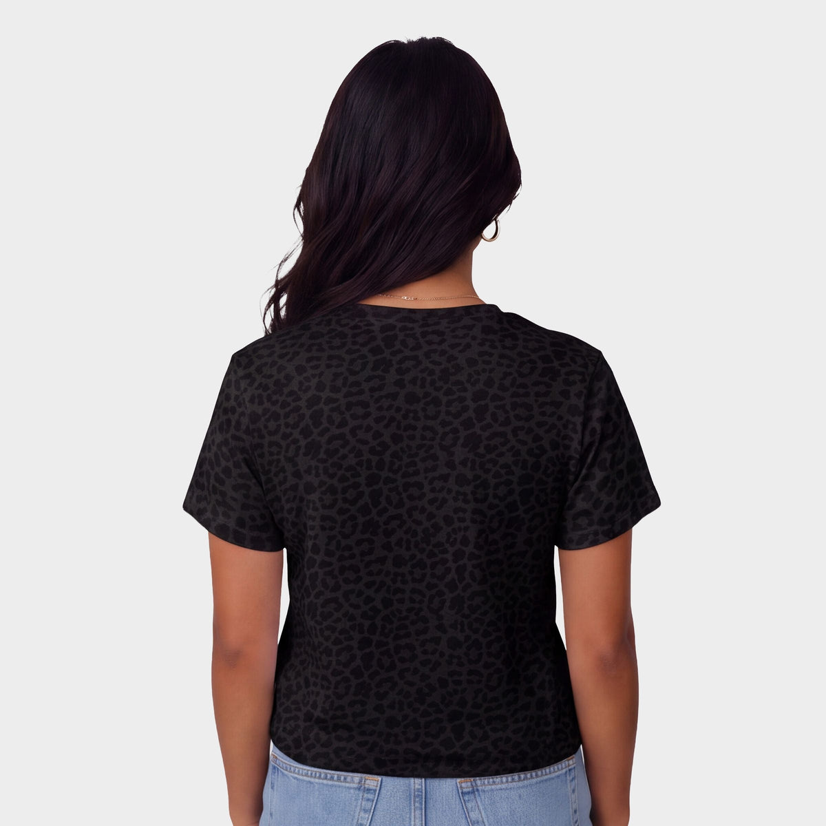 Fall Vibes Varsity - Women's Leopard Print Tee
