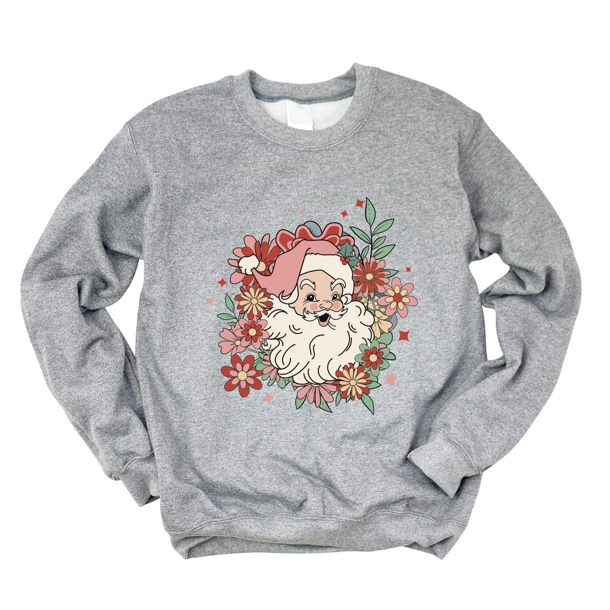 Floral Santa -  Women's Sweatshirt