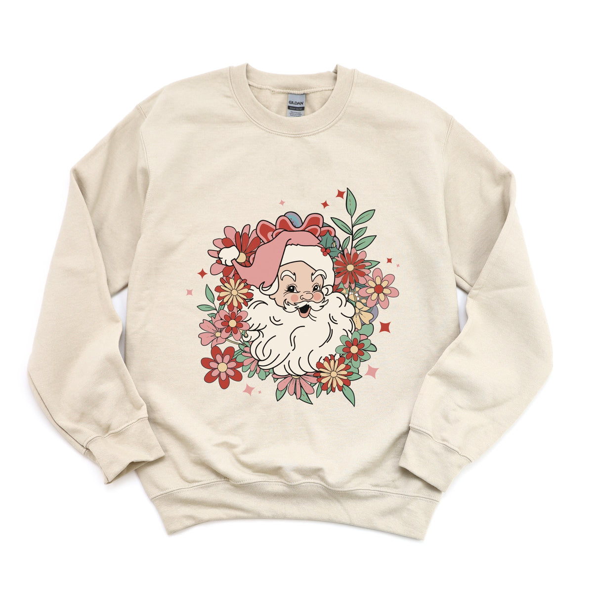 Floral Santa -  Women's Sweatshirt
