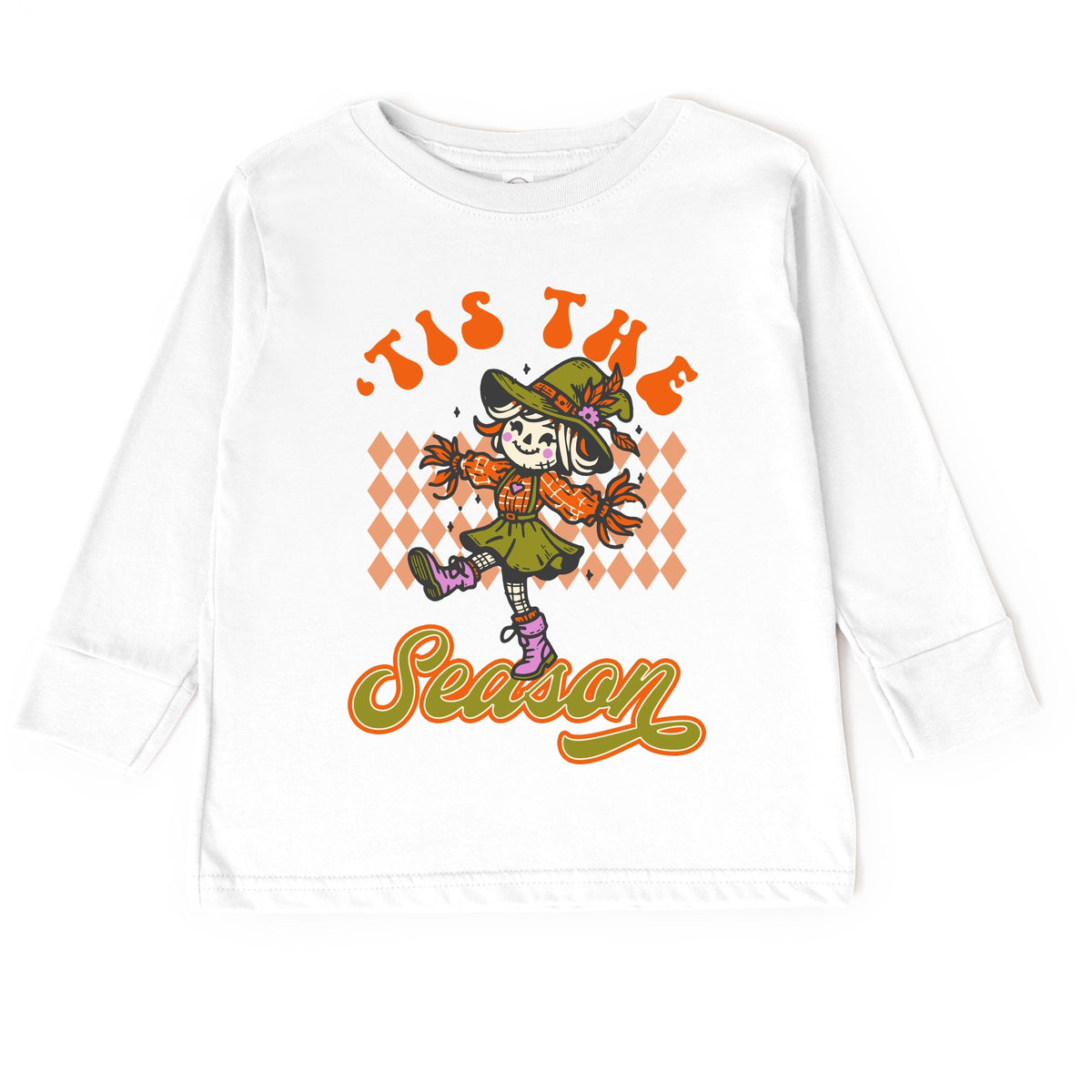 Tis The Season Scarecrow - Toddler Long Sleeve Graphic Tee