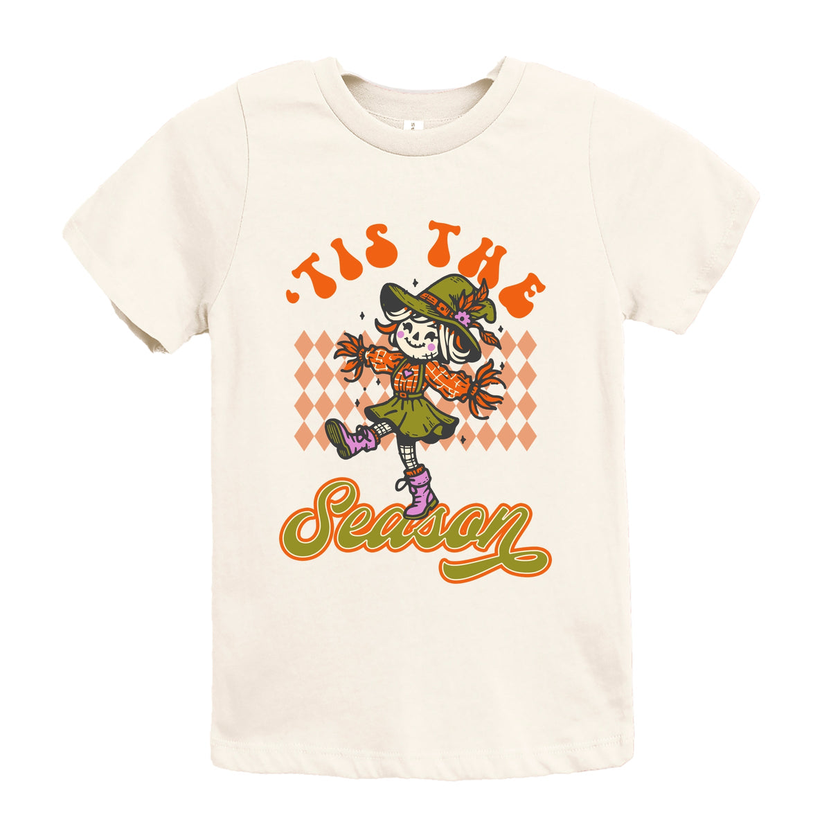 Tis The Season Scarecrow - Youth Short Sleeve Graphic T-Shirt