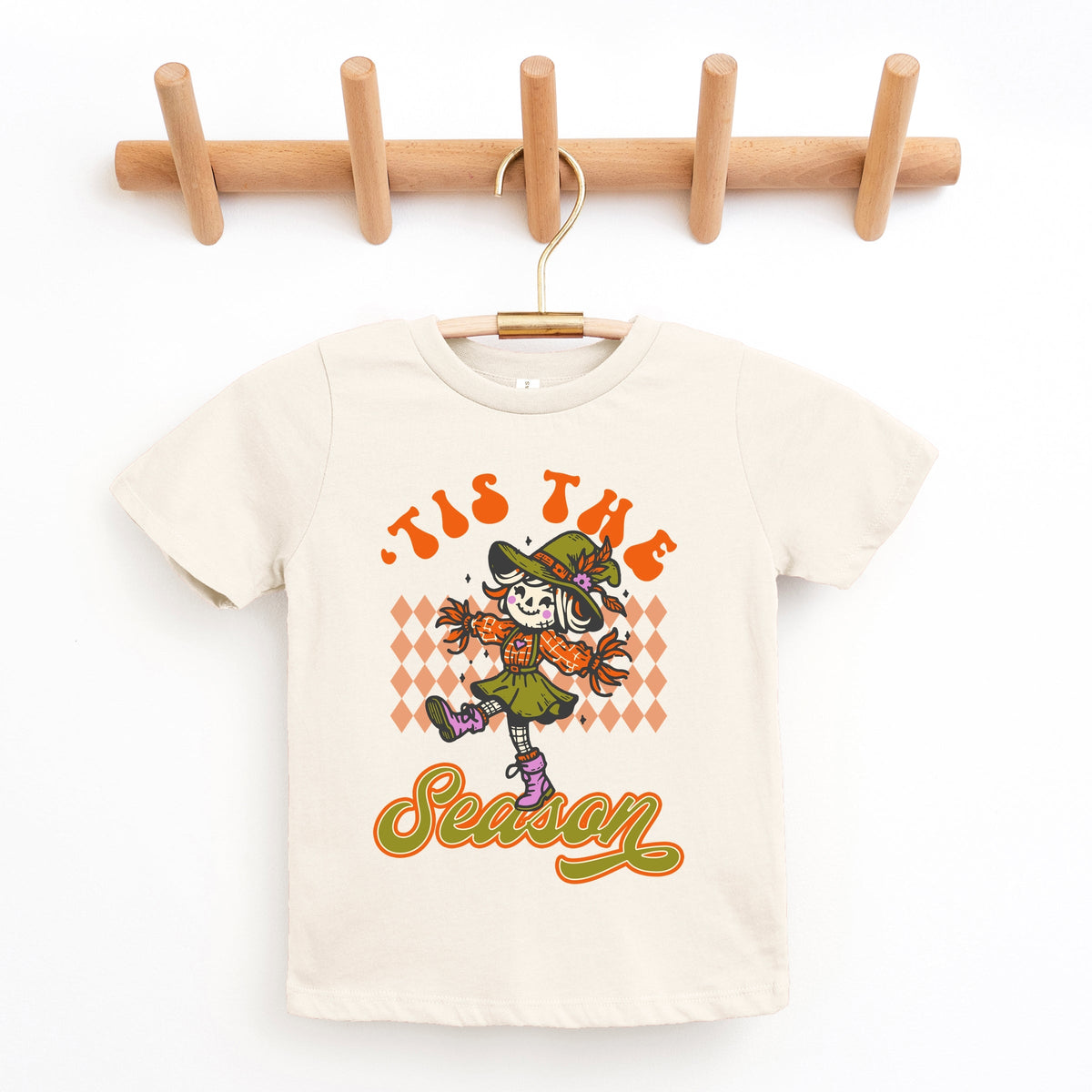 Tis The Season Scarecrow - Youth Short Sleeve Graphic T-Shirt