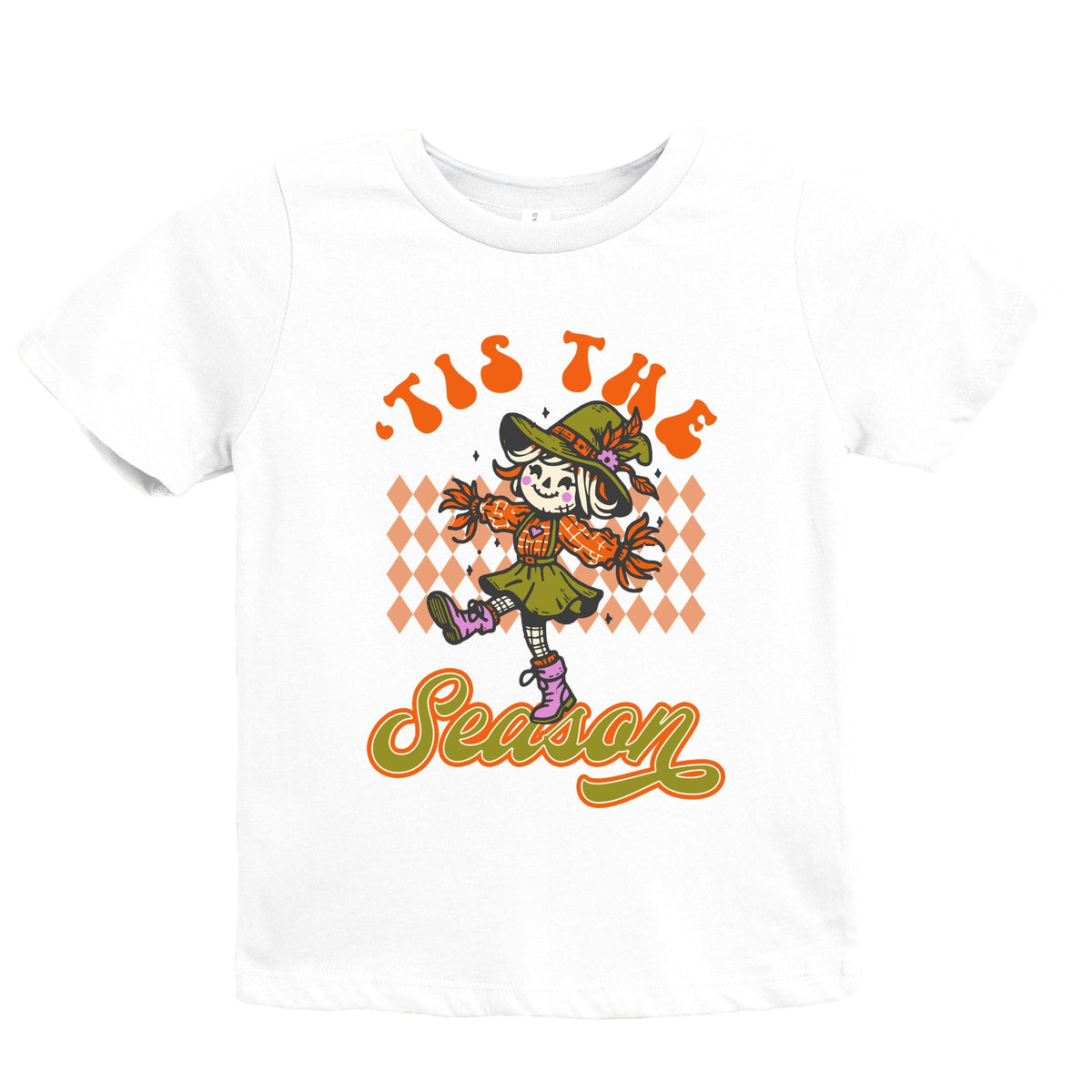 Tis The Season Scarecrow - Youth Short Sleeve Graphic T-Shirt