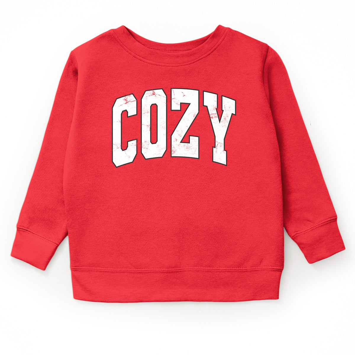 Cozy Worn Varsity - Kids Youth Sweatshirt