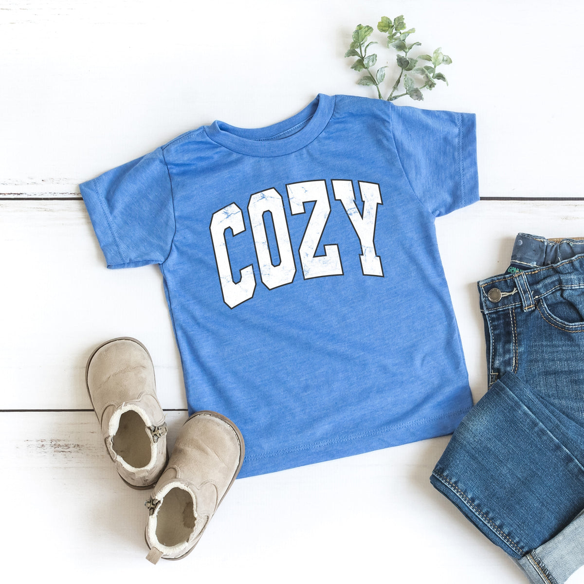 Cozy Worn Varsity - Toddler Short Sleeve Tee