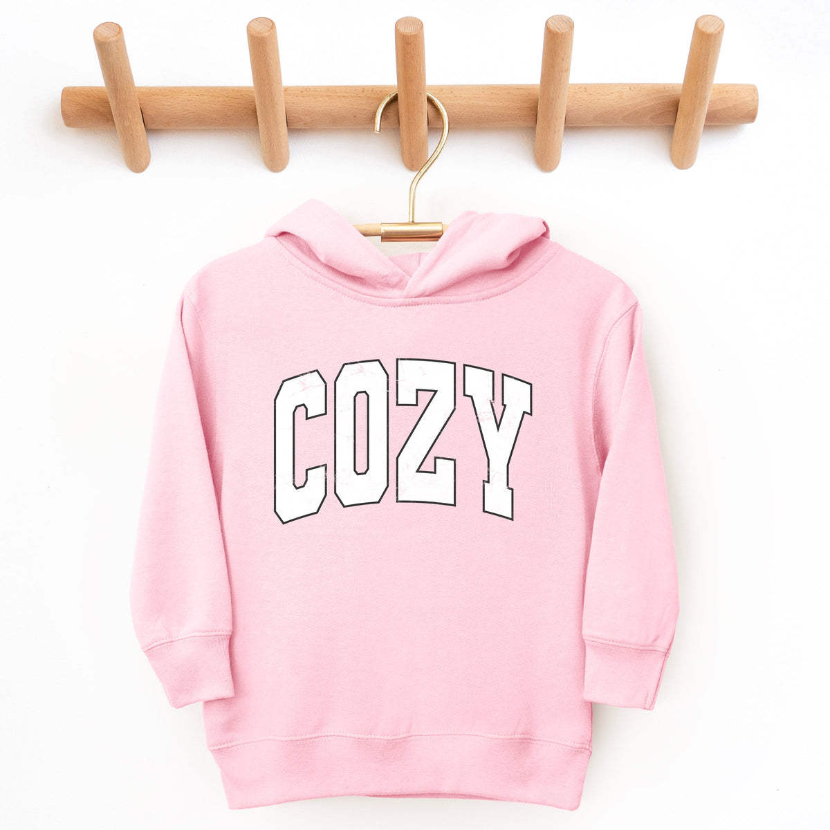 Cozy Worn Varsity - Toddler Hoodie