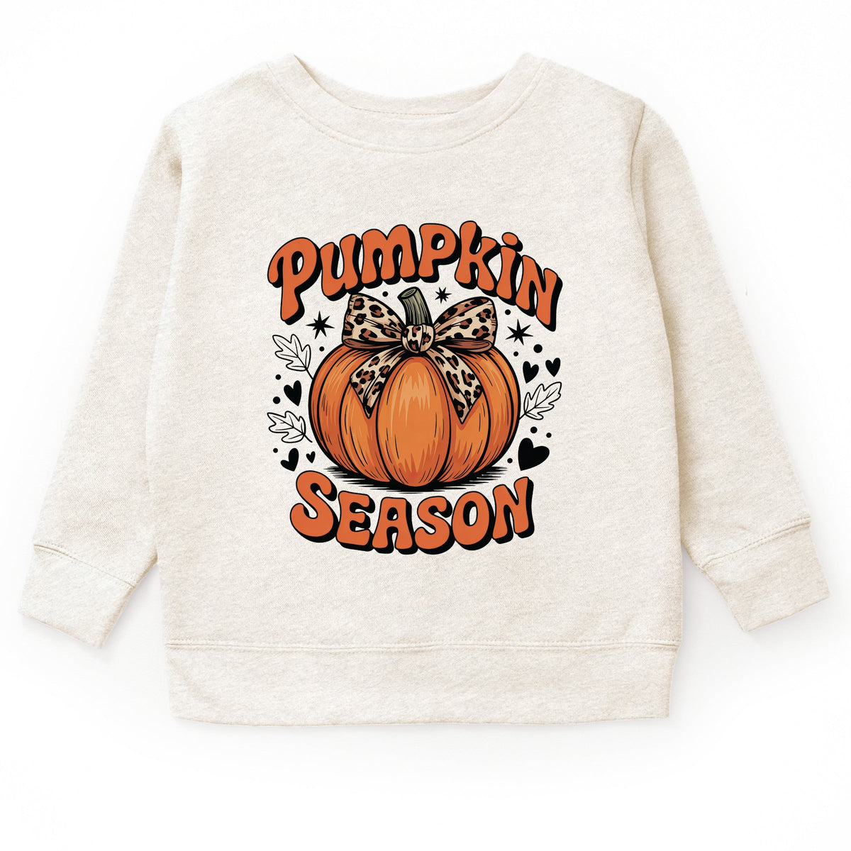 Coquette Pumpkin Season Leopard - Youth Graphic Sweatshirt