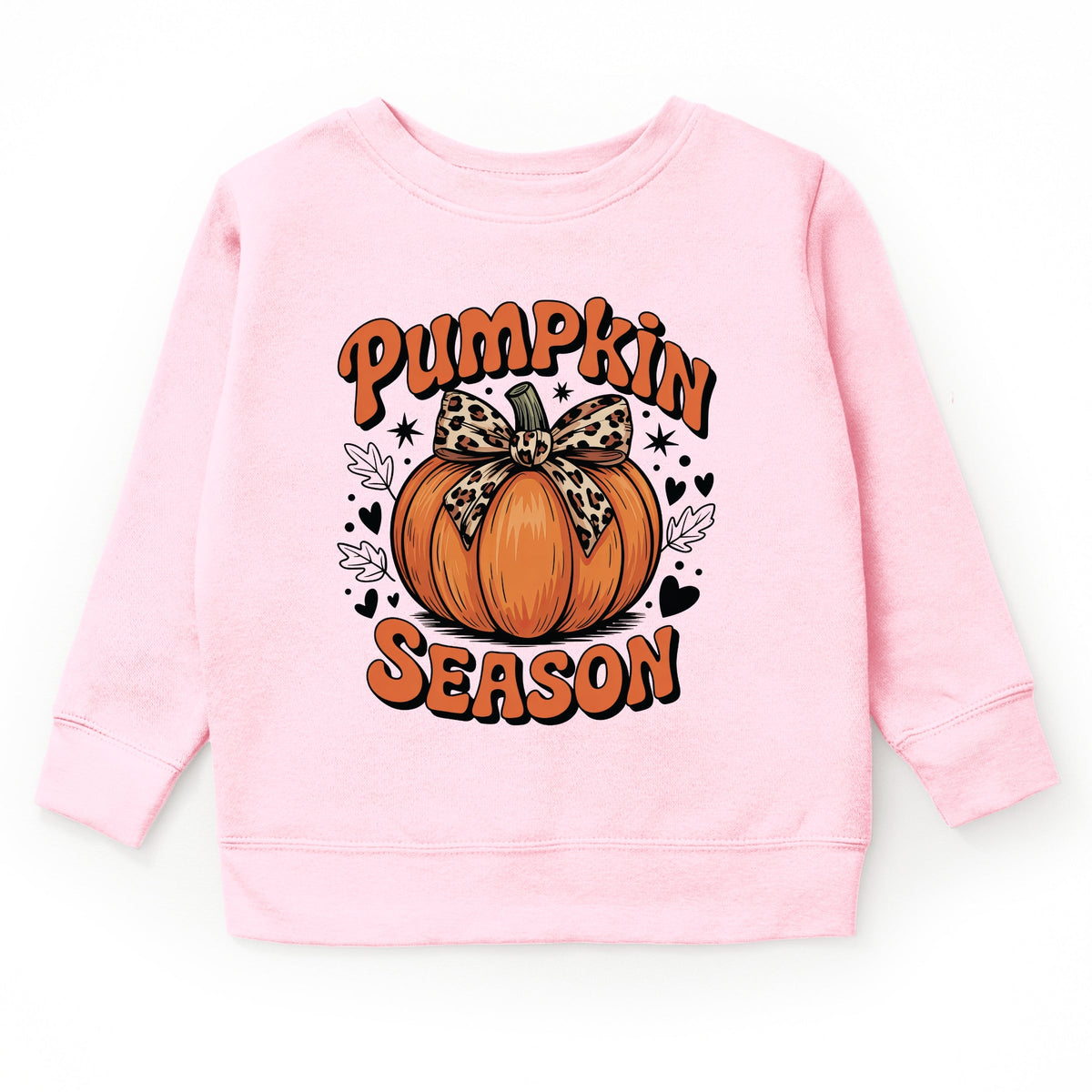 Coquette Pumpkin Season Leopard - Youth Graphic Sweatshirt