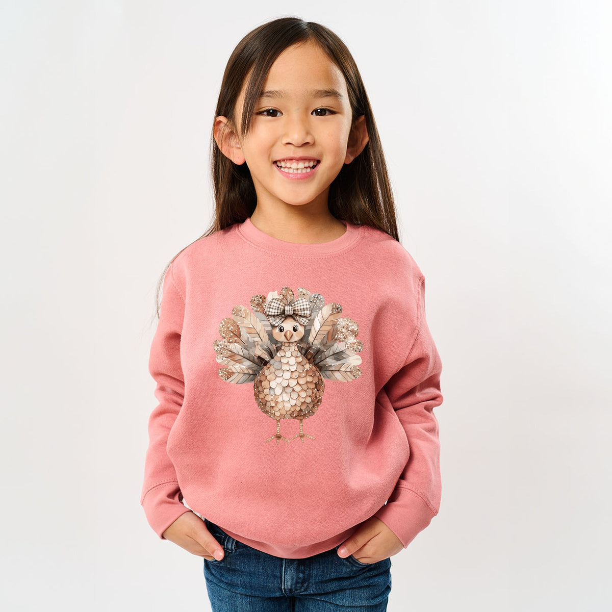 Sparkle Turkey - Youth Graphic Sweatshirt