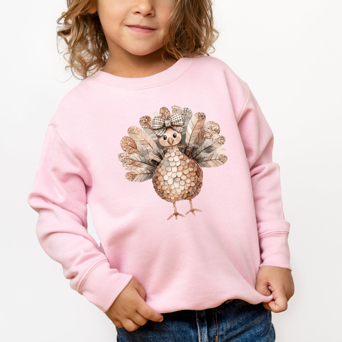 Sparkle Turkey - Toddler Graphic Sweatshirt