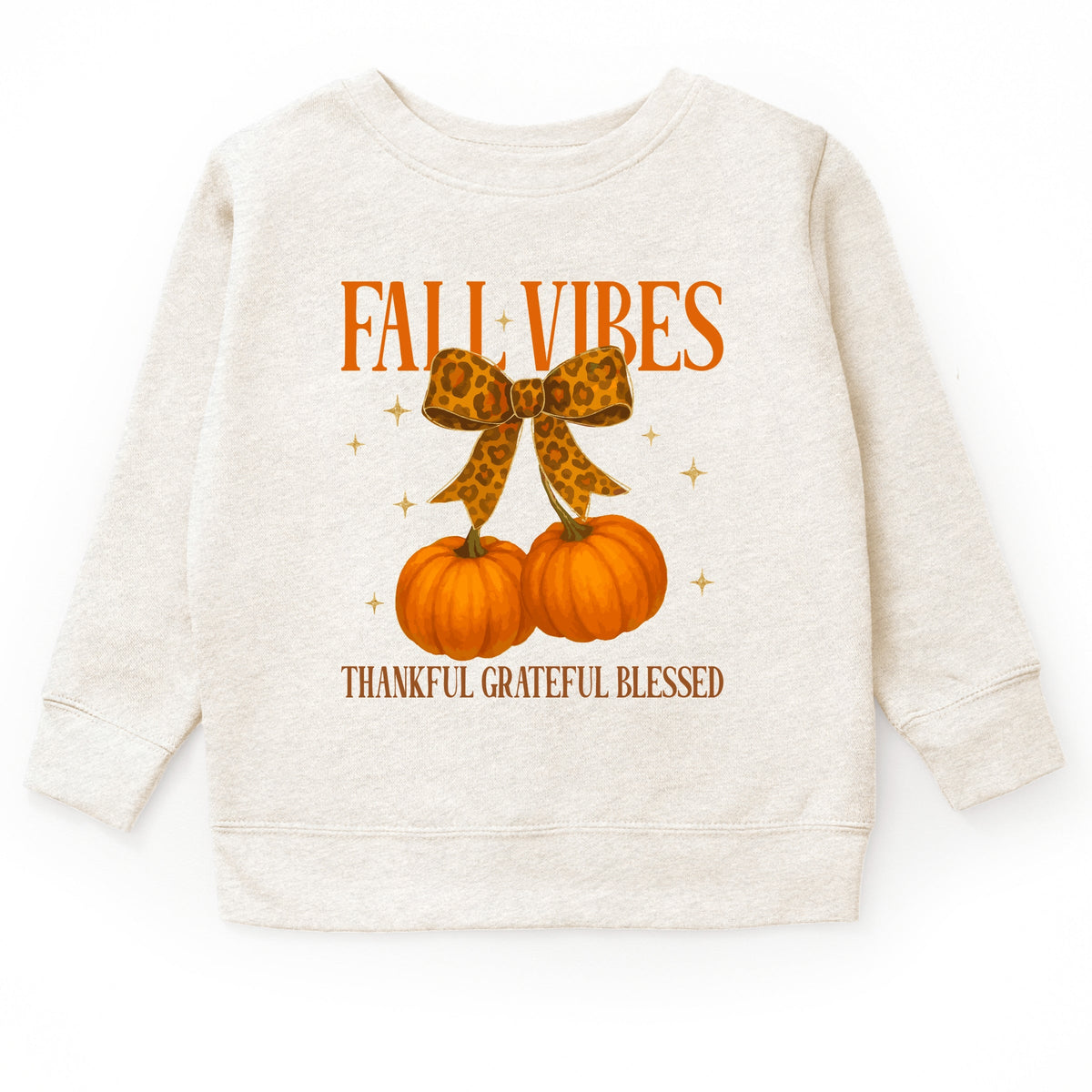 Coquette Thankful Grateful Blessed - Youth Graphic Sweatshirt