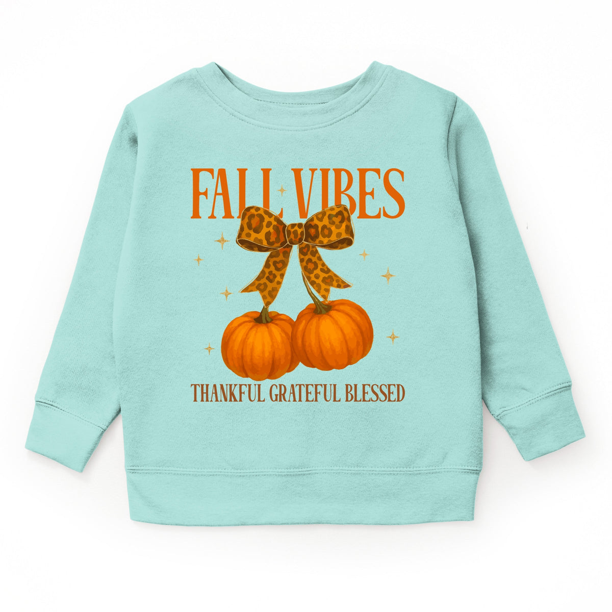 Coquette Thankful Grateful Blessed - Youth Graphic Sweatshirt
