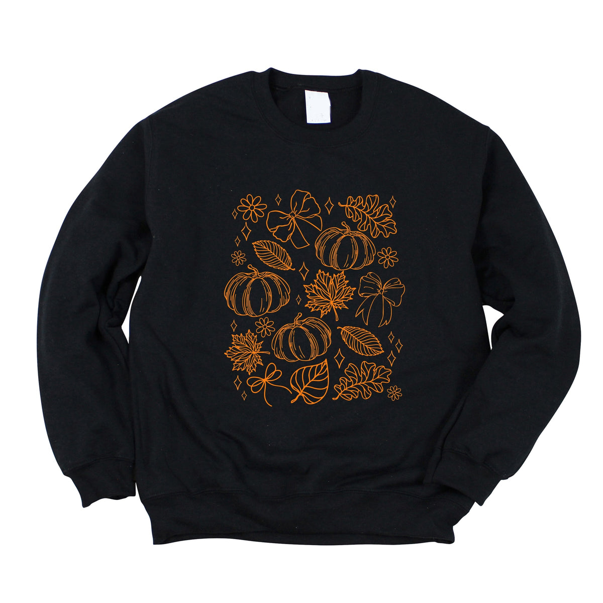 Fall Decorations Outline - Women's Graphic Sweatshirt