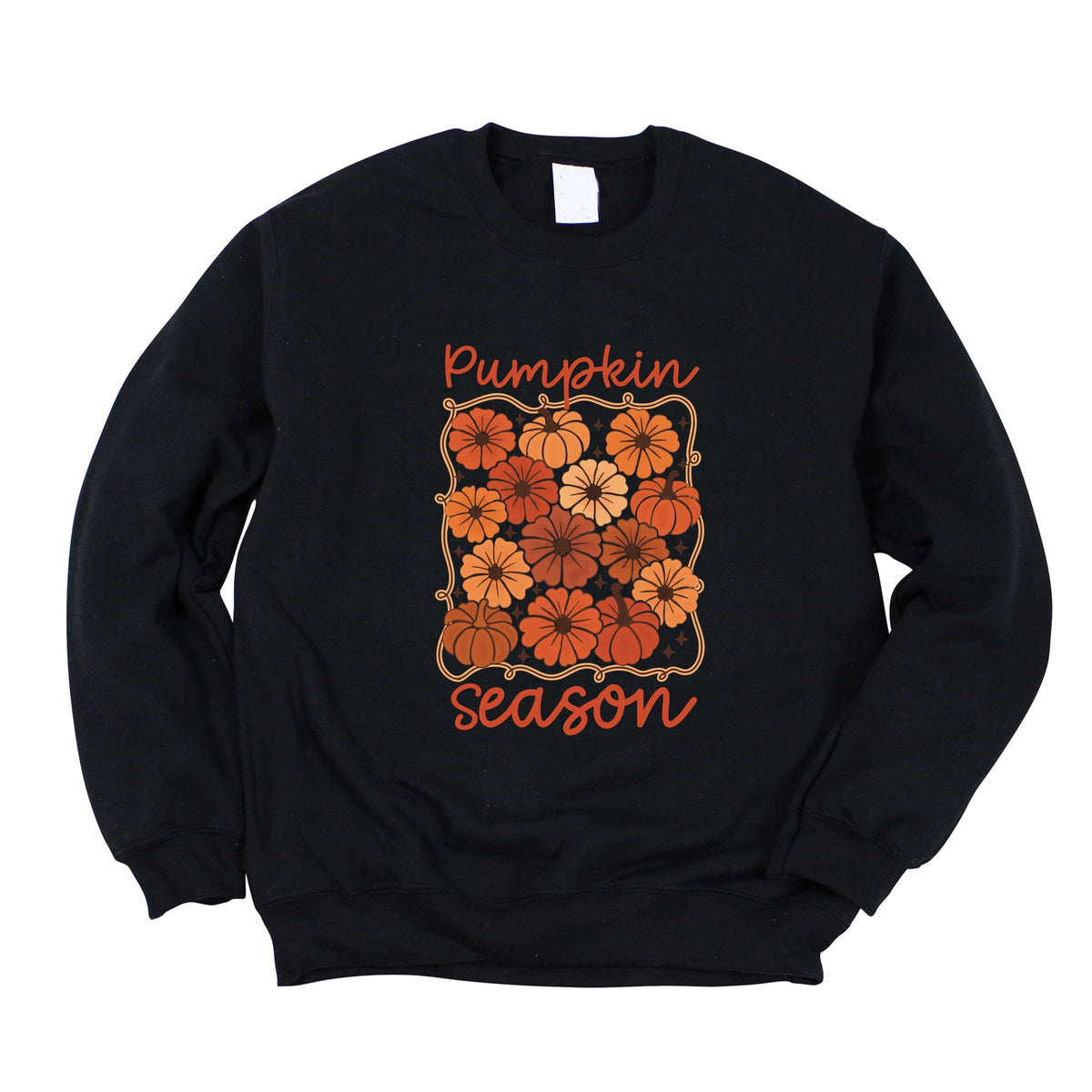 Pumpkin Season Floral - Women's Graphic Sweatshirt