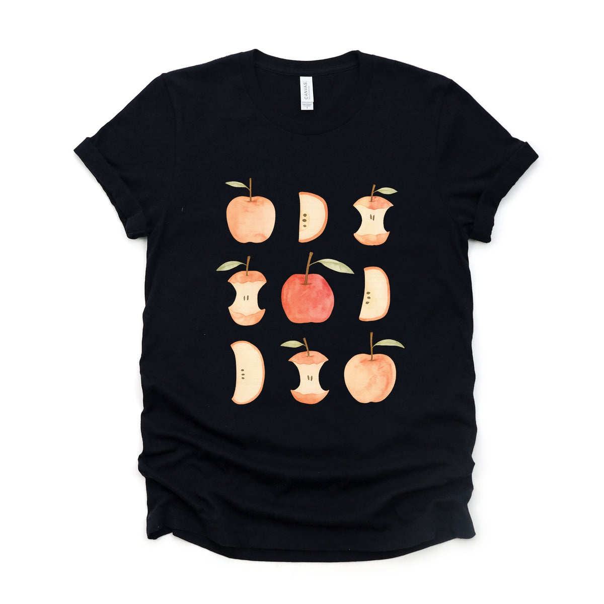 Watercolor Apple Chart - Short Sleeve Tee