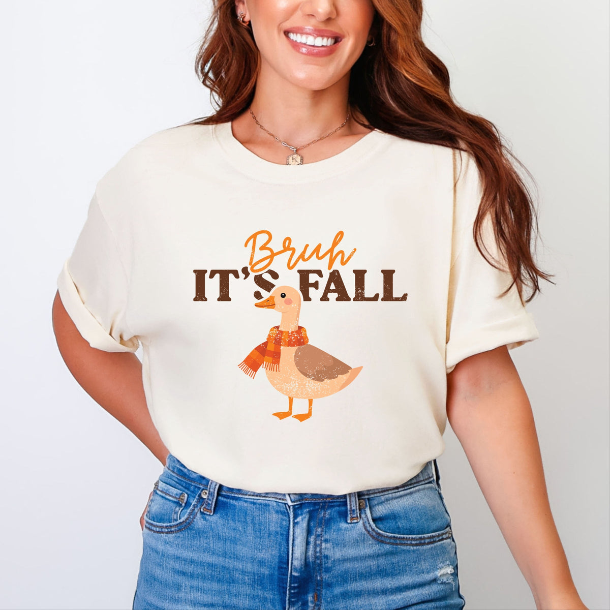 Bruh It's Fall Goose - Garment Dyed Tee