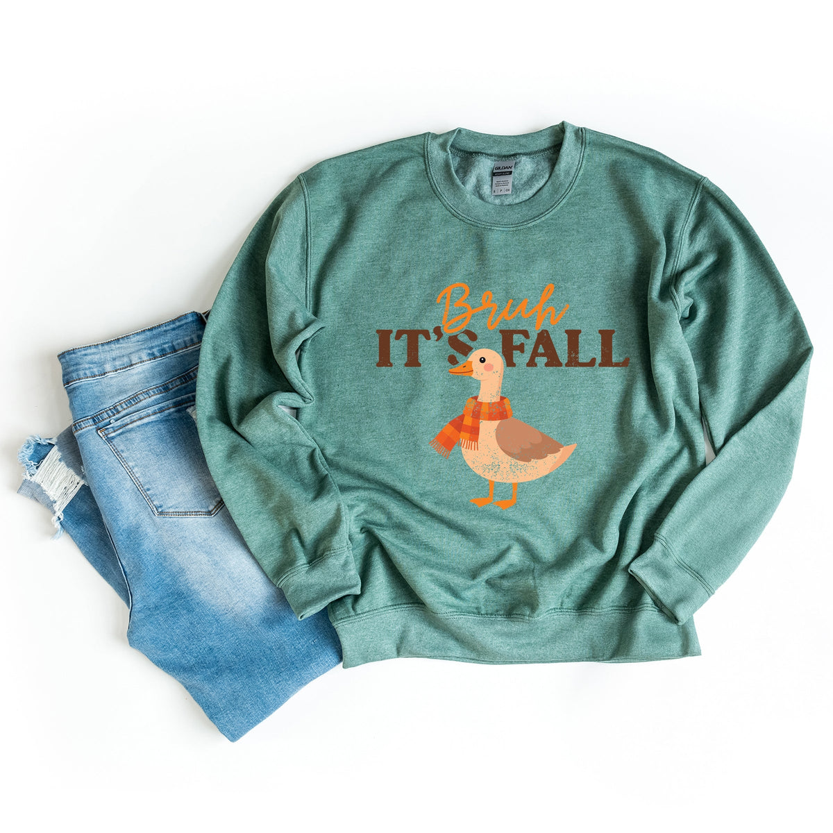Bruh It's Fall Goose - Sweatshirt