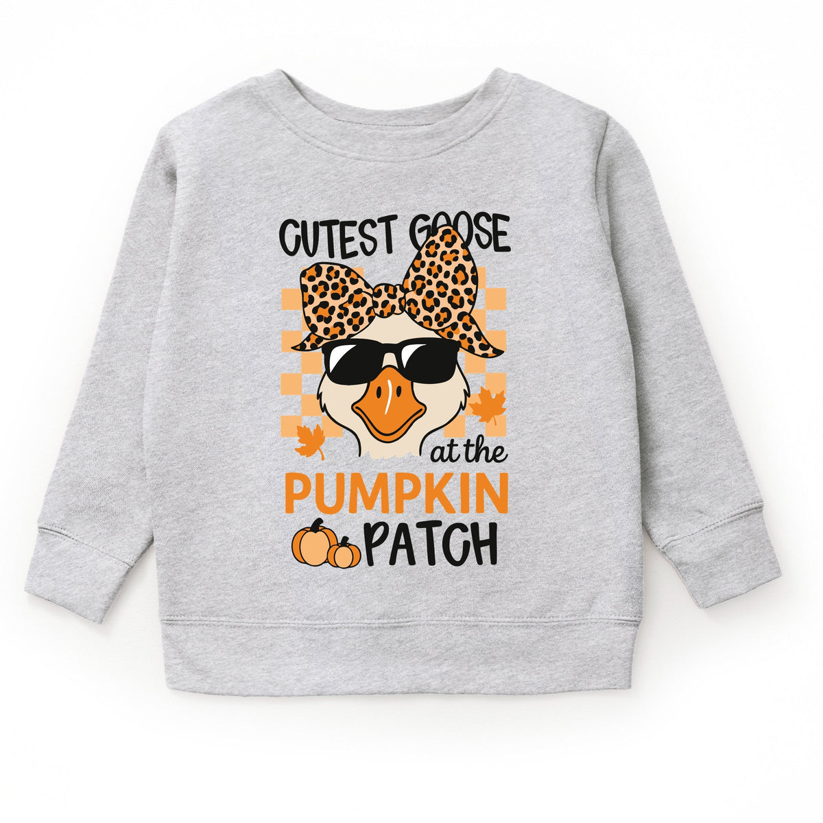 Cutest Goose At The Pumpkin Patch - Toddler Graphic Sweatshirt and Youth Graphic Sweatshirt