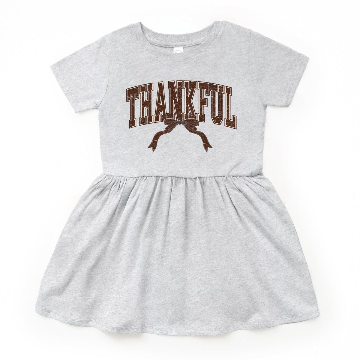 Varsity Thankful Coquette - Toddler Graphic Dress and Infant Dress