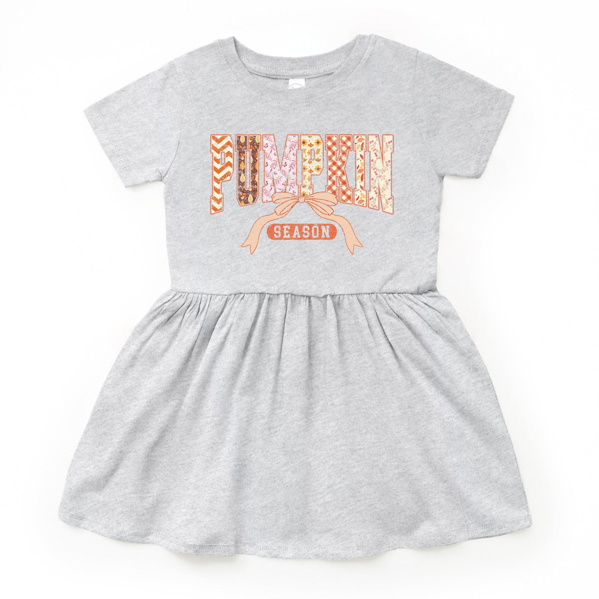 Pumpkin Season Patterns - Toddler Graphic Dress