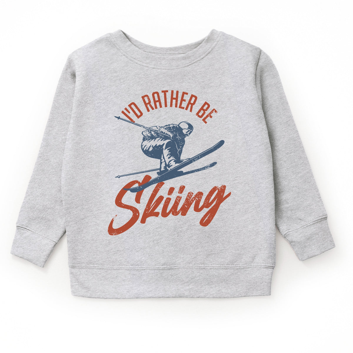 I'd Rather Be Skiing - Youth Graphic Sweatshirt