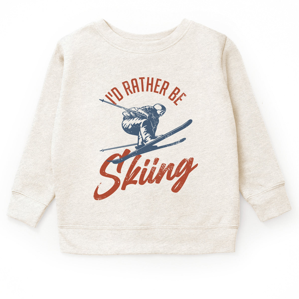 I'd Rather Be Skiing - Youth Graphic Sweatshirt
